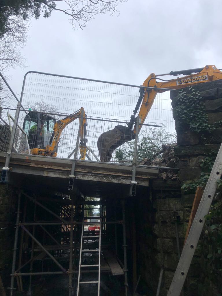 IN PROGRESS -The Gully Bridge - New Bridge Over Old Chester Road, Helsby Cheshire 